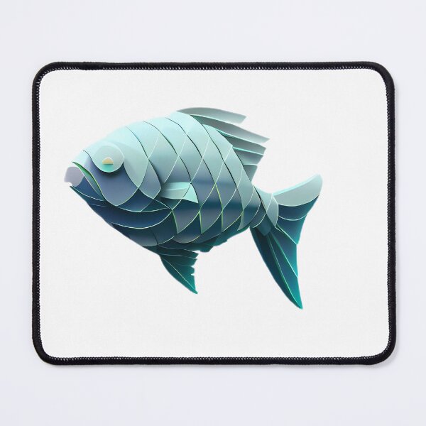 Item preview, Aesthetic Fish in Geometric Style designed and sold by MinimalistHaven.