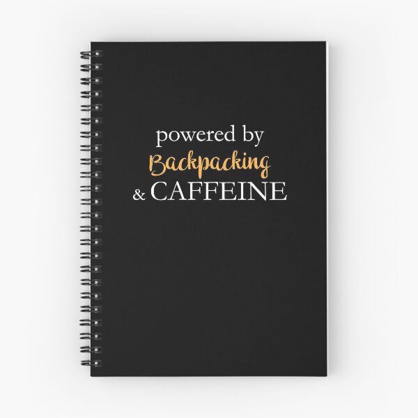 Item preview, Powered By Backpacking And Caffeine designed and sold by theredteacup.