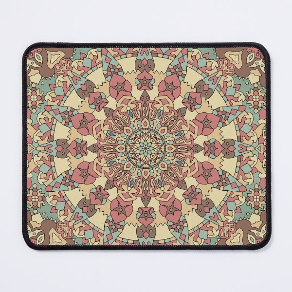 Item preview, Blurred Mandala Pattern in Retro Colors designed and sold by JoanNinjaHen.