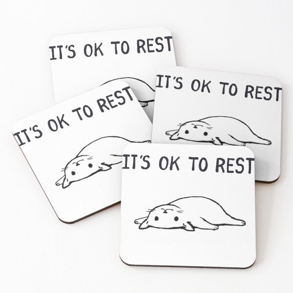 Item preview, Cat its ok to rest designed and sold by FloooKii.