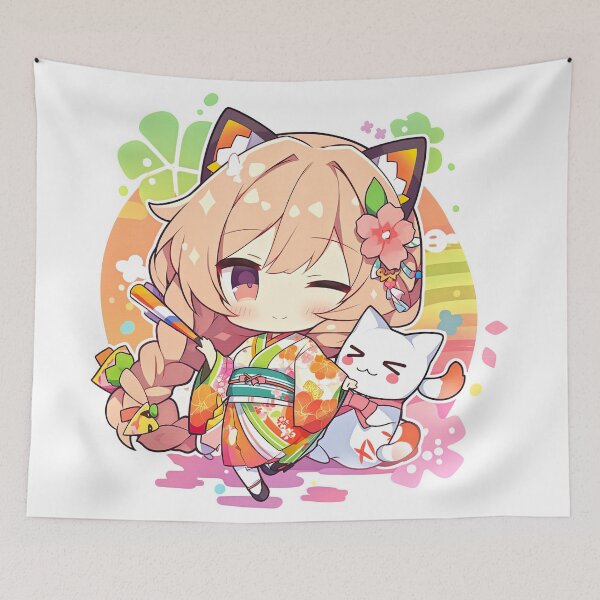 Item preview, Azuki Sugartail designed and sold by Chibi Cat Art Corner.