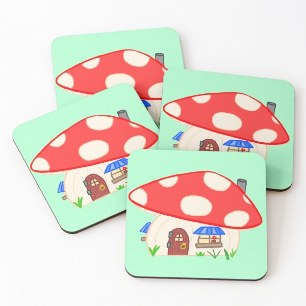 Item preview, Mushroom cottage (without background) designed and sold by Cutsiecottage.