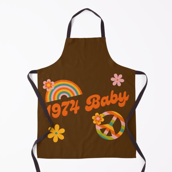 Item preview, 1974 Baby Retro Flowers Peace Sing Groovy Hippie Colors designed and sold by Brasilia.