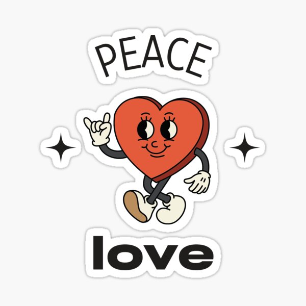 Item preview, Peace Love Heart designed and sold by ravenreneeart.