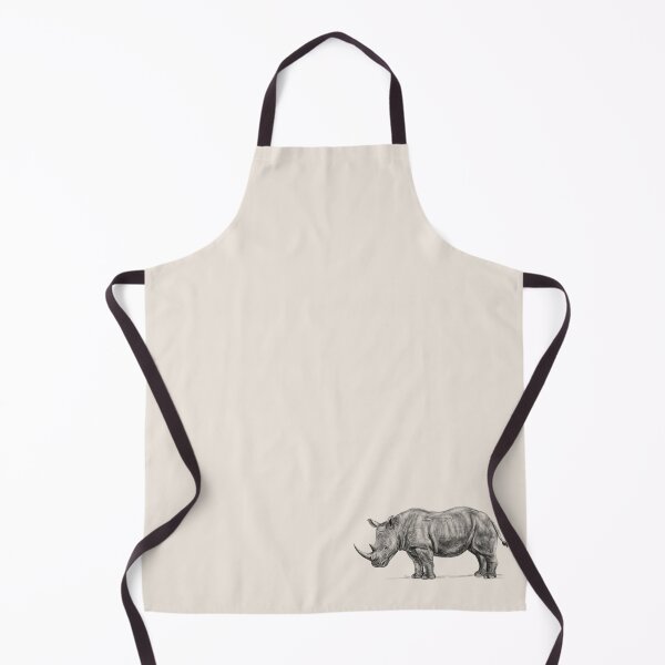 Item preview, White Rhinoceros [Small Corner Designs] (Realistic Pencil Drawing) | Safari Sketches designed and sold by flypigart.