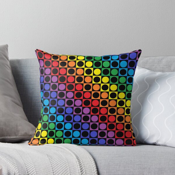 Item preview, Rainbow and Black Squares and Polka Dots designed and sold by lornakay.