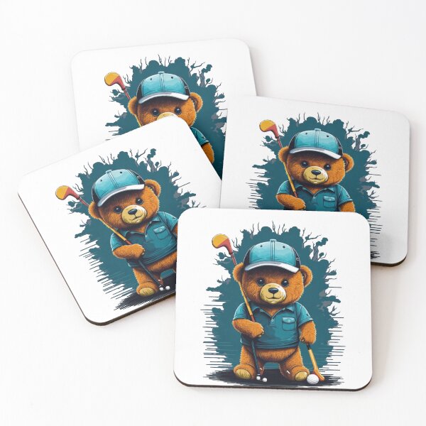 Item preview, Teddy Bear ready to play golf designed and sold by Majkel & Majkel.