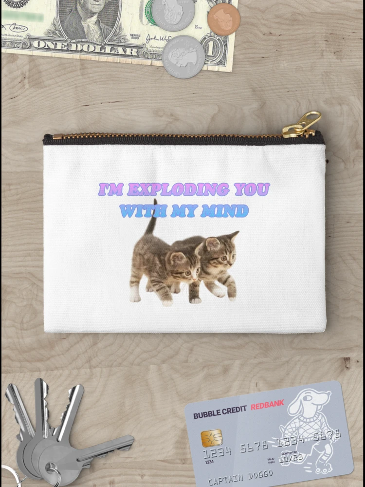 Thumbnail 3 of 4, Zipper Pouch, Kittens Exploding designed and sold by Circus Veins.