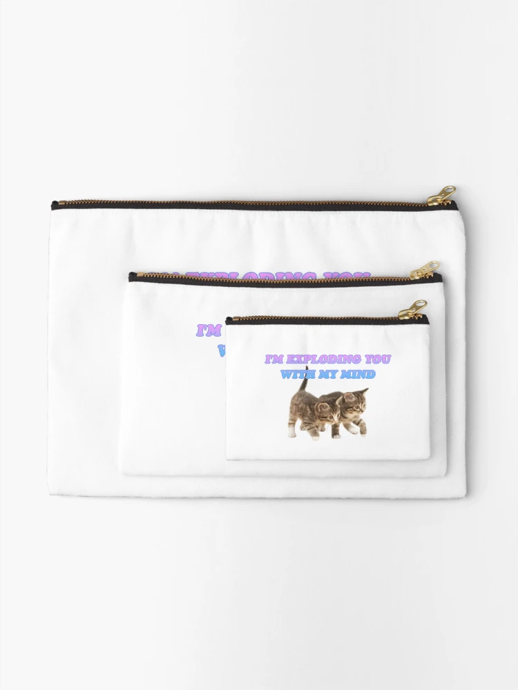 Thumbnail 2 of 4, Zipper Pouch, Kittens Exploding designed and sold by Circus Veins.