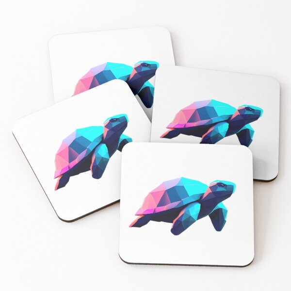 Item preview, Tornasol Color Geometric Aesthetic Turtle designed and sold by MinimalistHaven.