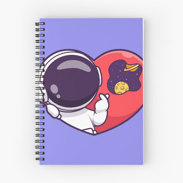 Item preview, Cosmic Love: Cute Astronaut with Love Heart Sign - Cartoon Vector Illustration designed and sold by hjian8219.