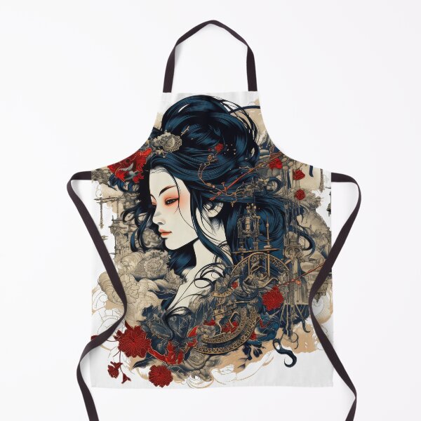 Item preview, Elegance in Intricacy: Japanese Geisha T-shirt Design 02 designed and sold by eyestetix.