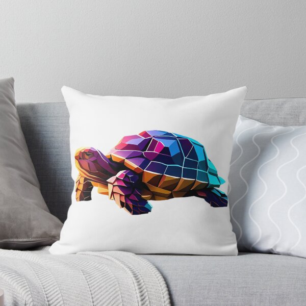 Item preview, Tornasol Color Geometric Realistic Turtle designed and sold by MinimalistHaven.