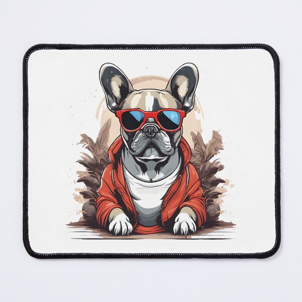 Item preview, The French Bulldog Vibes Wearing sunglasses  designed and sold by Studio-Pixel.