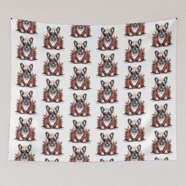 Item preview, The French Bulldog Vibes Wearing sunglasses  designed and sold by Studio-Pixel.