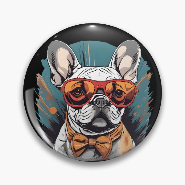 Item preview, French Bulldog Vibes - Wearing Red sunglasses  designed and sold by Studio-Pixel.