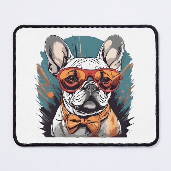 Item preview, French Bulldog Vibes - Wearing Red sunglasses  designed and sold by Studio-Pixel.