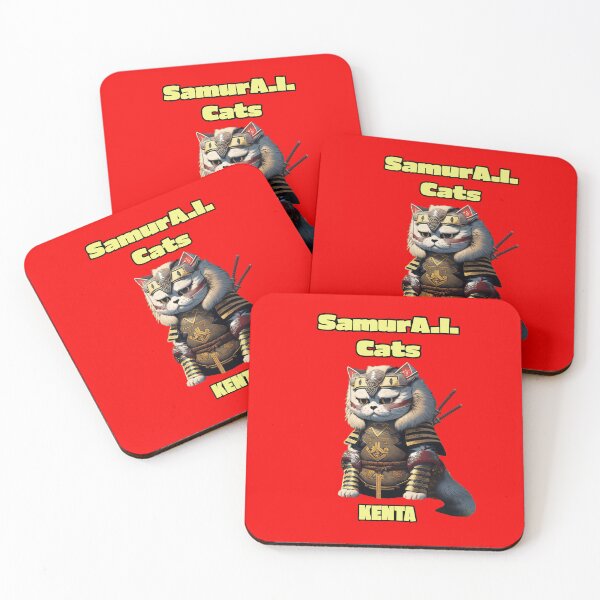 Item preview, "SamurA.I. Cats" Kenta designed and sold by ToxicHoney.