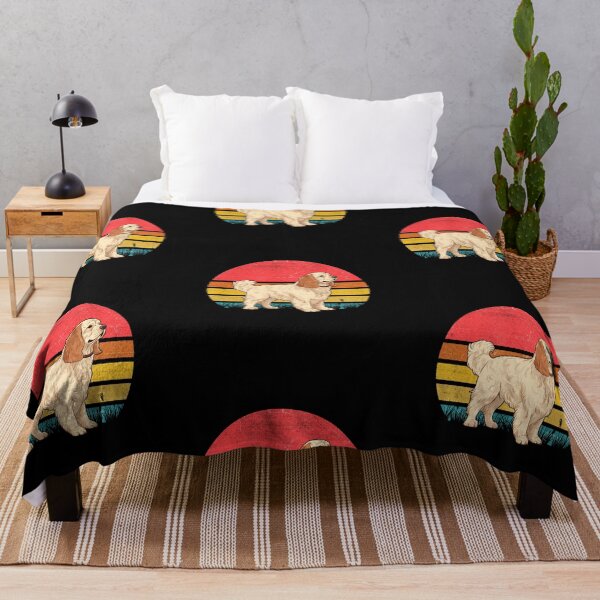 Item preview, Clumber Spaniel Vintage Retro Sunset designed and sold by rafaeltto.