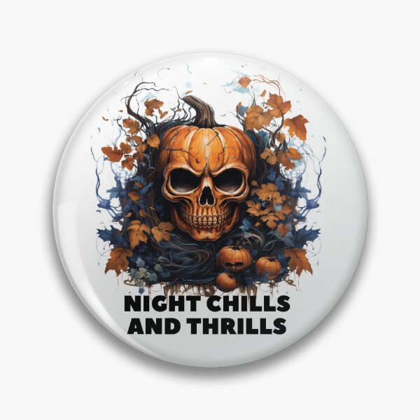 Artikelvorschau, Nächtliche Schauer und Nervenkitzel: Wicked Skull Pumpkin Halloween T-Shirt entworfen und verkauft von Rebekkahsdesign.