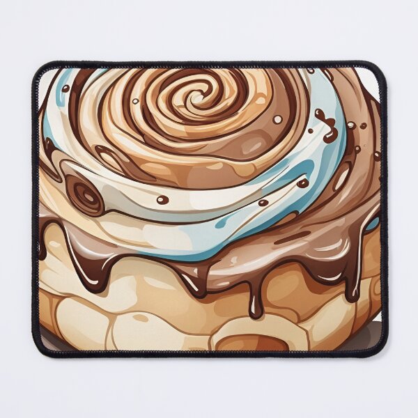 Item preview, chocolate cinnamon bun designed and sold by Abdalla Hussein.