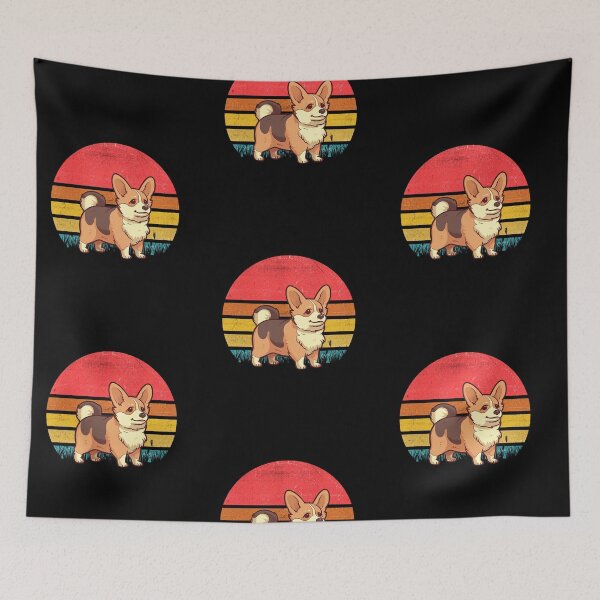 Item preview, Corgi Vintage Retro Sunset designed and sold by rafaeltto.