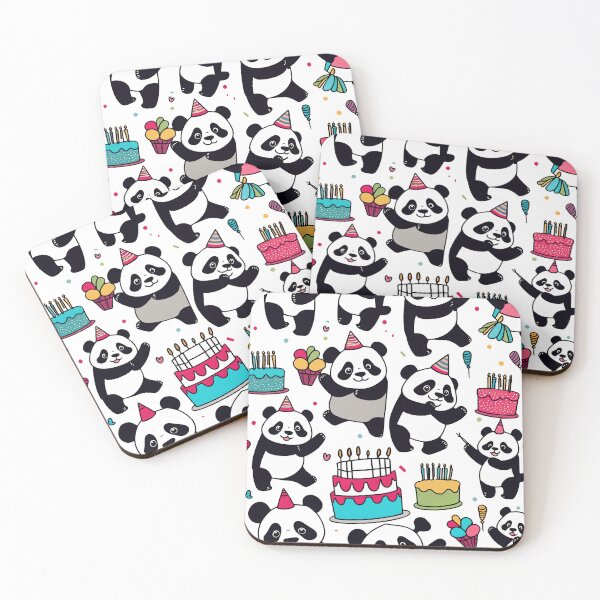 Item preview, Cute panda wishes happy birthday designed and sold by DevushkaStore.