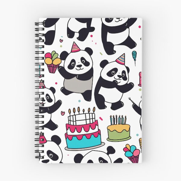 Aperçu de l'œuvre Panda mignon souhaite un joyeux anniversaire créée et vendue par DevushkaStore.