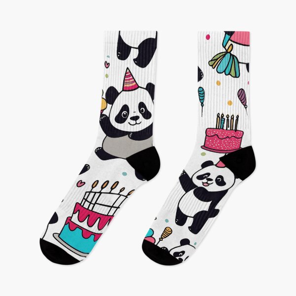 Item preview, Cute panda wishes happy birthday designed and sold by DevushkaStore.