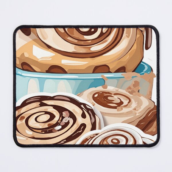 Item preview, chocolate cinnamon bun designed and sold by Abdalla Hussein.