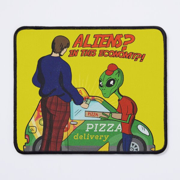 Item preview, aliens? in this economy?? funny design designed and sold by Shopthestan.