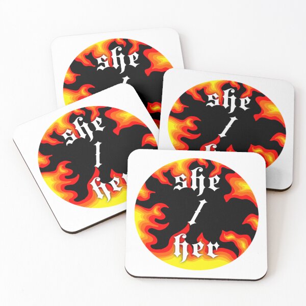 Item preview, She / her pronouns designed and sold by Violets-Designs.
