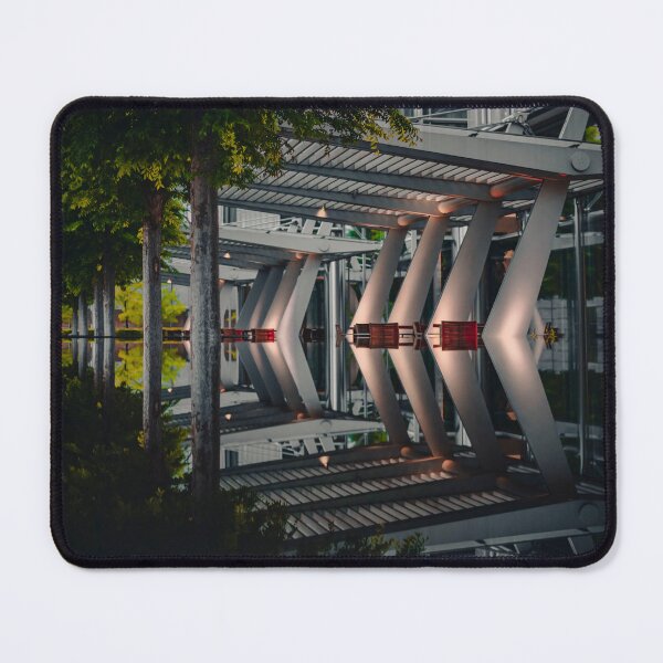Item preview, Reflection in front of the Devon Tower designed and sold by LensMedia.