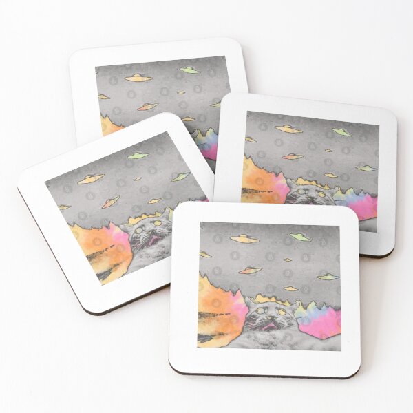 Item preview, Cat Celfie Ufo Funny Selfie designed and sold by ASSAOUCI.