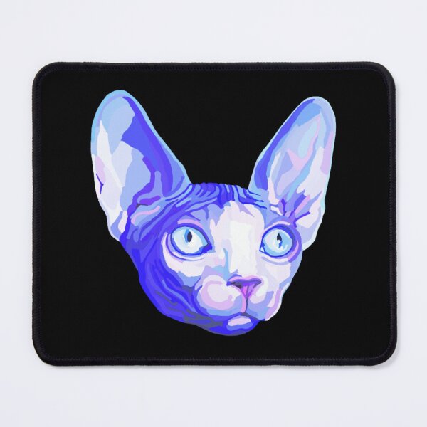 Item preview, Floating Blue Sphynx Cat Head designed and sold by Deborah Camp.