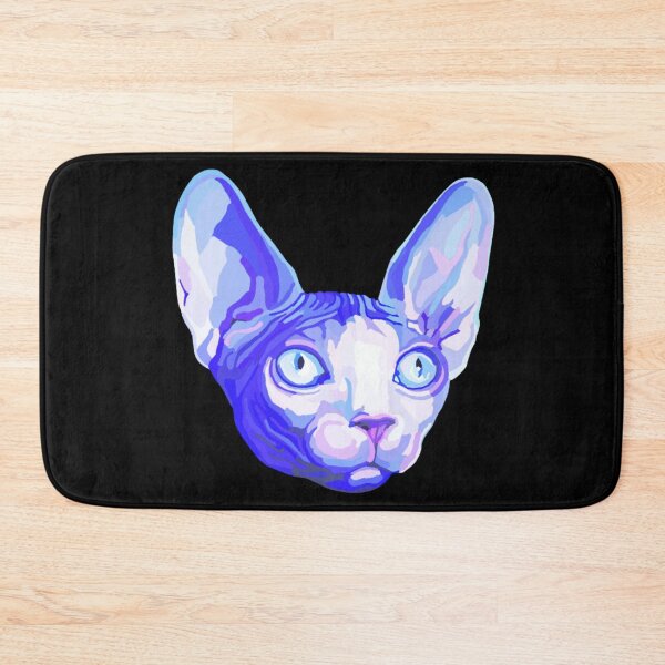 Item preview, Floating Blue Sphynx Cat Head designed and sold by Deborah Camp.