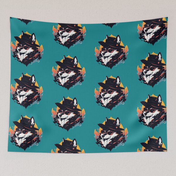 Item preview, A fancy husky dog ready for the summer designed and sold by etherElric.