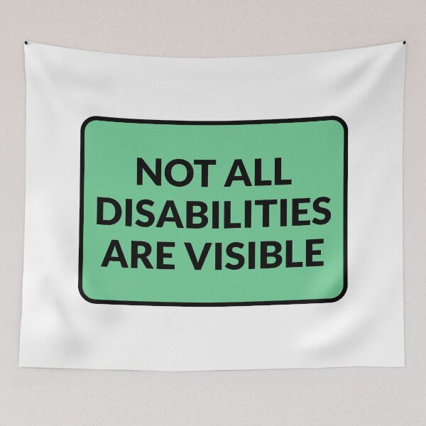 Item preview, Invisible disability - Not All Disabilities Are Visible  designed and sold by Inspirationmotivation.