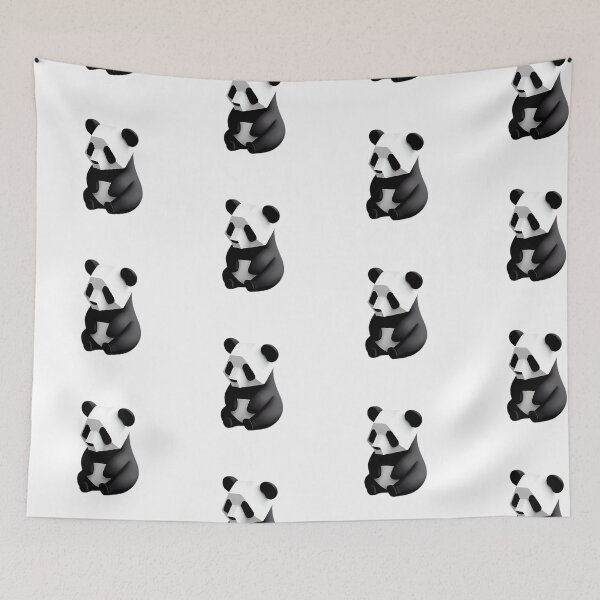 Item preview, Cute Aesthetic Panda Bear designed and sold by MinimalistHaven.