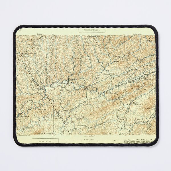 Item preview, 1981 Topographic Map, Southwest Virginia designed and sold by lightfuze.