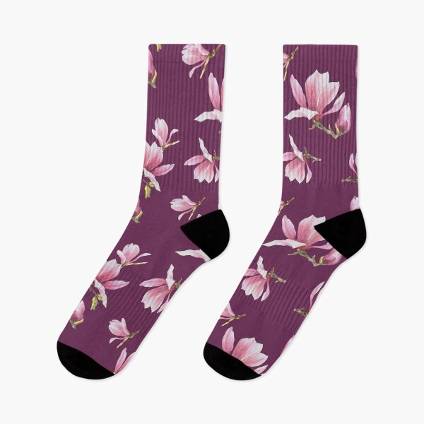 Item preview, Watercolor pink Magnolia Seamless Pattern White background Hand painted illustration  designed and sold by BartolArt.
