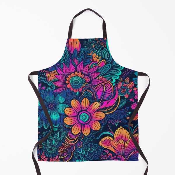 Item preview, Neon Flowers: Luminous Elegance and Glowing Energy designed and sold by artyfull.