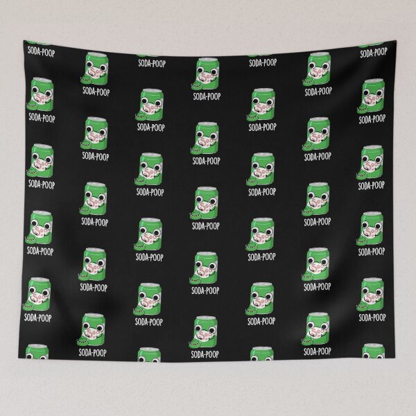 Item preview, Soda Poop Funny Drink Puns (Dark BG) designed and sold by punnybone.