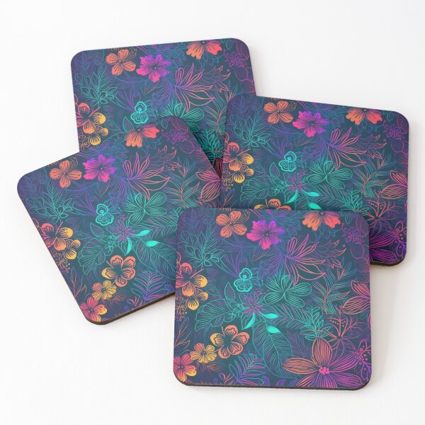 Item preview, Neon Flowers: Burst of Color and Energy designed and sold by artyfull.