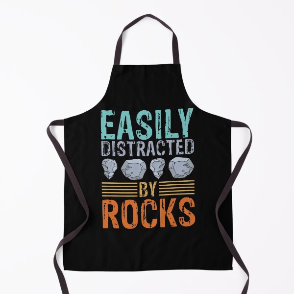 Item preview, Warning! - Easily Distracted By Rocks - Funny Geology T-Shirt designed and sold by MCreativeStore.