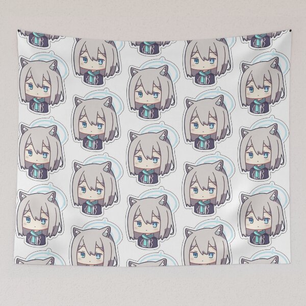 Item preview, Shiroko stickers designed and sold by JenineRosen.