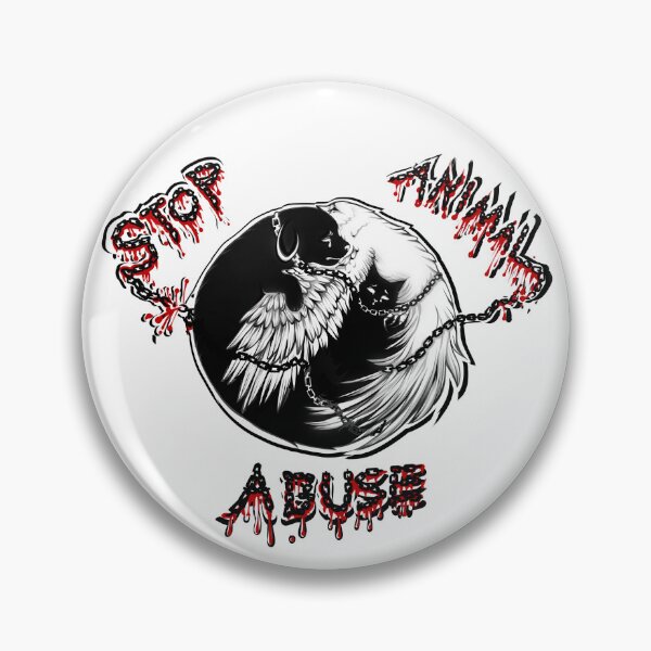 Item preview, Stop Animal Abuse designed and sold by AshKittyArt.