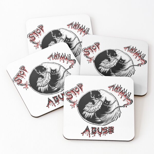 Item preview, Stop Animal Abuse designed and sold by AshKittyArt.