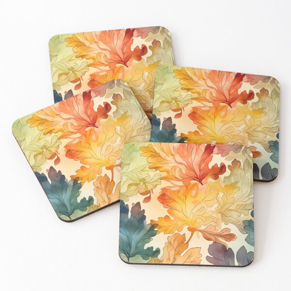 Item preview, Beautiful Autumn colored Oak Leaf Print designed and sold by PaperieJennifer.
