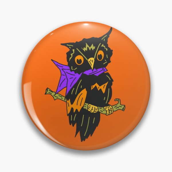 Item preview, Vintage Halloween Style Owl, Halloween Owl  designed and sold by CreepingWillow.